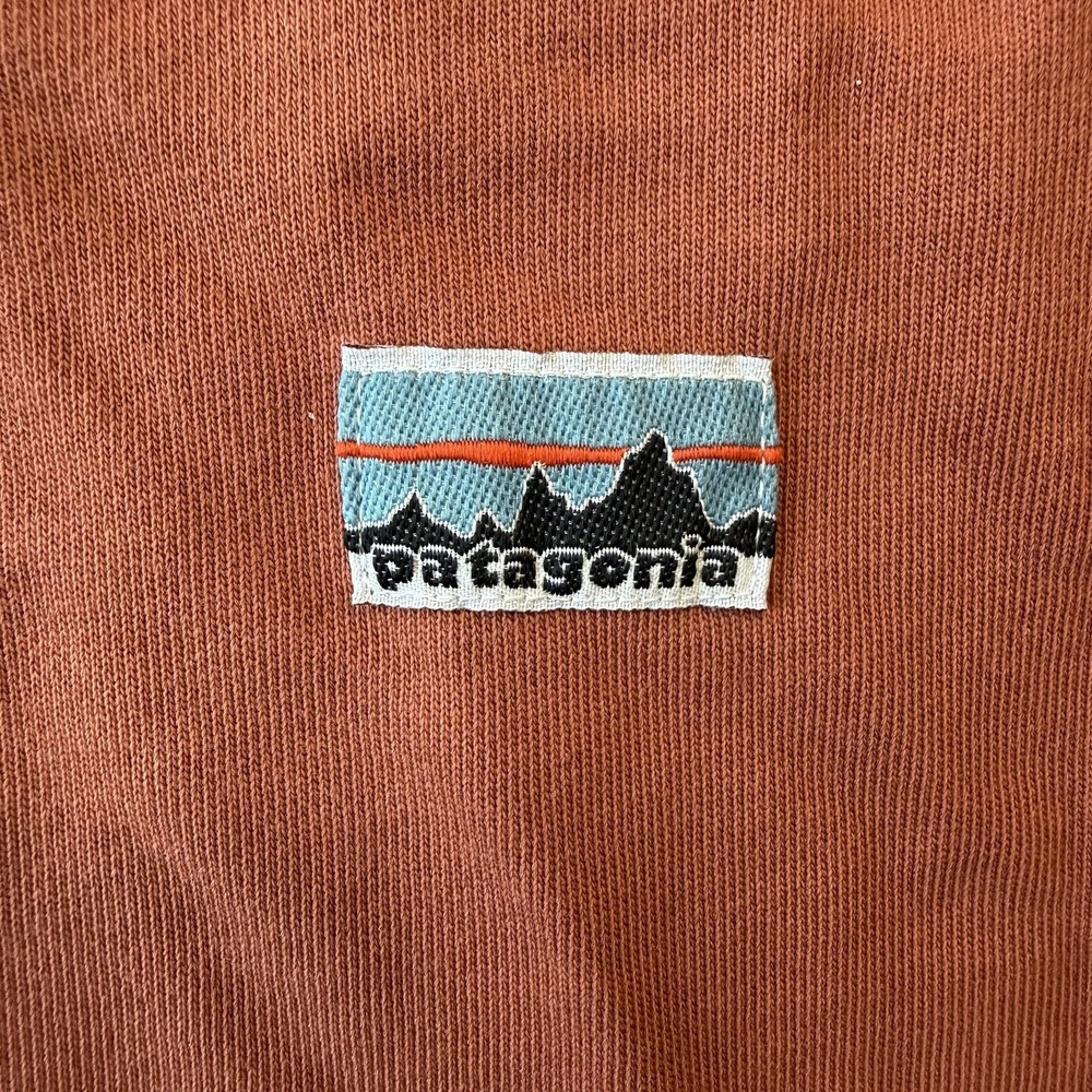 Patagonia Women's Size L Regenerative Organic Certified Cotton Essential Orange - Picture 7 of 9
